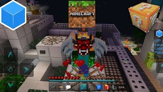 playing skywars luckyblock  minecraft [upl. by Niehaus]