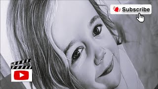 PORTRAIT DENFANT  Dessin en Time Lapse portrait drawing timelapse [upl. by Bedwell]