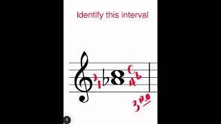 🎵 MUSIC THEORY 737 Identify this interval music chords musictheory101 [upl. by Cruz]