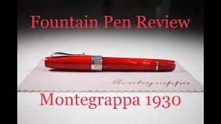 Montegrappa 1930 Extra Fountain Pen Review [upl. by Macfadyn]