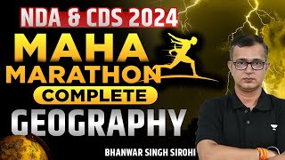 Maha Marathon  Complete Indian Geography  Crack NDA amp CDS 2024  Part 1  Bhanwar Singh [upl. by Osmond628]