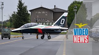 Il caccia M346 sarà il futuro aereo delle Frecce Tricolori  Video News Aeronautica Militare [upl. by Ymrots]