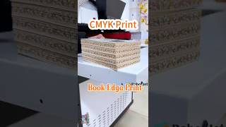 Book Edge Digital Printer CMYK 3 Sides Book Edges Digital Printing Machine printing books print [upl. by Etnaled]