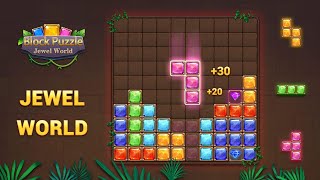 Block Puzzle  Jewels World [upl. by Airolg]