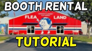 Flea Land Online Booth Rental Tutorial [upl. by Cordelia]