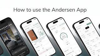 Andersen EV  How to use the Andersen App [upl. by Shara]