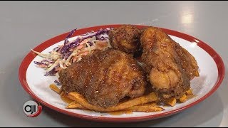 Receta Ají Pollo frito con chips de camote [upl. by Tracie]