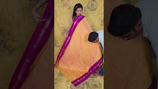 Cream Kanjivaram silk saree diwalisarees kanjivaramsilksaree handloomsaree [upl. by Llenyr]