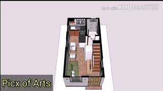 3x6M House 18sqm Cute Rectangular House Design [upl. by Essenaj]