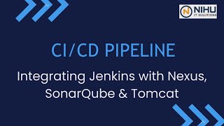 AWS DevOps Project Creating Jenkins Pipeline by integrating Nexus SonarQube and Tomcat [upl. by Tomi]