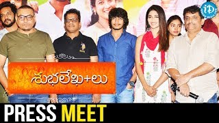 ShubhalekhaLu Movie Press Meet  Sreenivasa sayee  Priya Vadlamani [upl. by Retsel494]