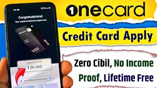 OneCard Credit Card Apply 2024  One Card Credit Card Kaise Banaye  Lifetime Free Credit Card [upl. by Angie699]