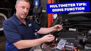 How to use a Multimeter  Ohms Function [upl. by Can]