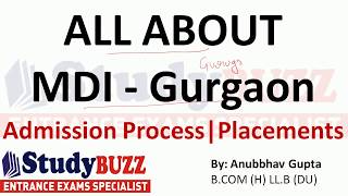 All about MDI Gurgaon  Courses Admissions Placements  Cut Offs [upl. by Natassia]