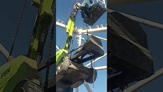 Manlift lifting riggingandlifting crane craneandrigging 🇸🇦🇸🇦🇧🇩🇧🇩 [upl. by Agnizn]