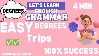 class IX X Degrees easy trips 100 positive comparative superlative all degrees Assamese Englishmedi [upl. by Justine]