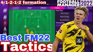 Best FM22 Tactics  41212 Formation  Football Manager 2022 Mobile [upl. by Vale]