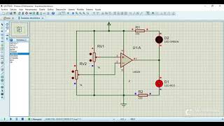 OPAMP como Comparador en Proteus [upl. by Adnael550]