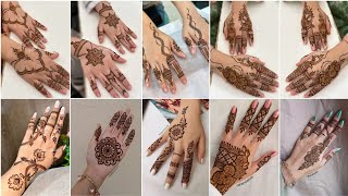 Simple Mehndi Design  Back Hand Mehndi Design  Eid Special Mehndi Design 2024 [upl. by Catlaina]