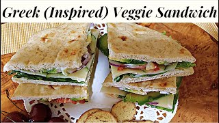 Greek Inspired Veggie Sandwich [upl. by Nyrak785]