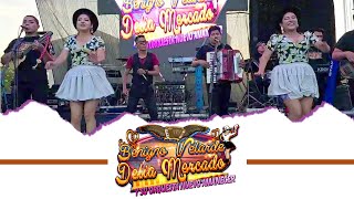 Delia Mercado  Benigno Velarde y su orquesta Nuevo AmanecerEn Vivo  Mix Huayños [upl. by Rodie238]