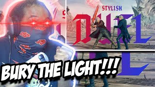 Stylish duel of devil brothers  Cinematic  Devil May Cry 5 Dante vs Vergil REACTION [upl. by Loram]