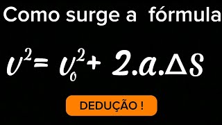 Como surge a equação de Torricelli a partir do Cálculo Diferencial e Integralenem [upl. by Kristofor]