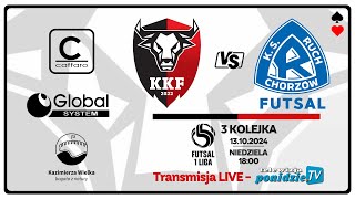 KKF Caffaro Global System Kazimierza Wielka vs Ruch Chorzów Futsal  transmisja LIVE [upl. by Daus]