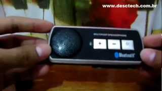 Bluetooth Car kit Bluetooth Portátil para Carro [upl. by Abbot274]