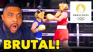 Biological Male DECIMATES Female Boxer in Paris Olympics [upl. by Irneh]