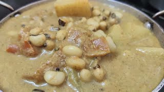 Black eyed Peas Curry  Chawli Curry  Alsande Ambat Recipe [upl. by Sand316]