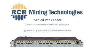 RCR Mining Technologies  Sealed Pan Feeder [upl. by Hyozo483]