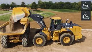 Easy to Use Operator Controls  John Deere ProductionClass Wheel Loaders [upl. by Mikkanen237]