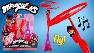 Flying Ladybug New Miraculous Ladybug and Cat Noir Toy Playset Unboxing and Review [upl. by Robson]