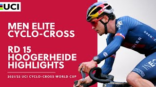 Round 15  Men Elite Highlights  202122 UCI CX World Cup  Hoogerheide [upl. by Ahcarb555]