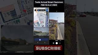 My Tesla Model 3 Drives Itself with no one in it  Tesla Actual Smart Summon autonomousvehicles [upl. by Oelc]