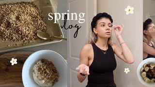 spring reset vlog 🧺🌷  organizing my office chatty grwm  new clothes try on haul [upl. by Ewan]