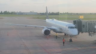 Porter Airlines Embraer ERJ 195E2 Stunning GOLDEN HOUR Landing in Ottawa Macdonald Cartier YOW [upl. by Okim178]