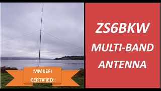 ZS6BKW multiband antenna  tuning and testing on a Spiderbeam 14m mast [upl. by Notlit]