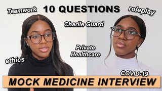 Mock MMI Interview 20212022 Role plays Ethical scenarios 10 Medicine interview questions [upl. by Spears]