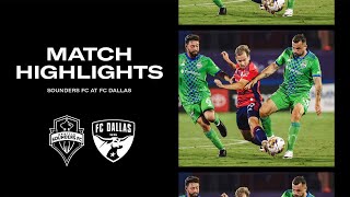 HIGHLIGHTS FC Dallas vs Seattle Sounders FC  September 16 2023 [upl. by Mack]