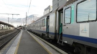 Annecy BB22200Corail B6 TER Rhône Alpes départ [upl. by Nylek]