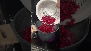 canninglife canning foodpreservation cranberrysauce cranberry recipe thanksgivingrecipe food [upl. by Jaine]