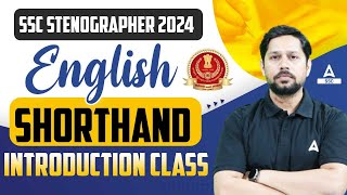 SSC Stenographer 2024  English Shorthand by Rudra Sir  SSC Steno English Classes Introduction [upl. by Llenwahs]