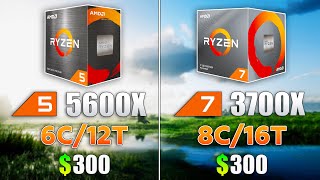 Ryzen 5 5600X vs Ryzen 7 3700X  Test in 10 Games [upl. by Blas244]