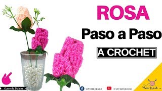 Tejiendo 🌹 Rosas 🌹 a Crochet Fácil y Rápido  Tejidos a Crochet Ganchillos [upl. by Mark959]