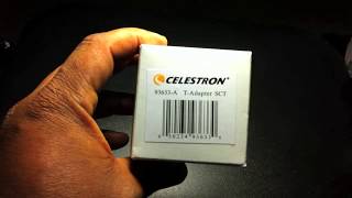 celestron t adapter unboxing [upl. by Ivatts]