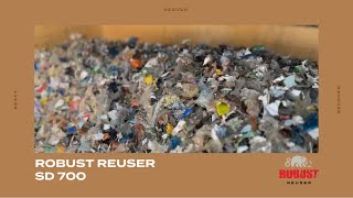 Robust Reuser SD 700 The Ultimate Plastic Shredder for PET HDPE and Mixed Plastics Recycling 🚀 [upl. by Jez240]