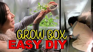 Easiest Grow Box DIY To Speed Up Plant Growth [upl. by Llerret]