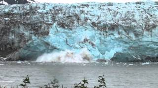 Childs Glacier Calving Cordova Alaska [upl. by Massimiliano92]